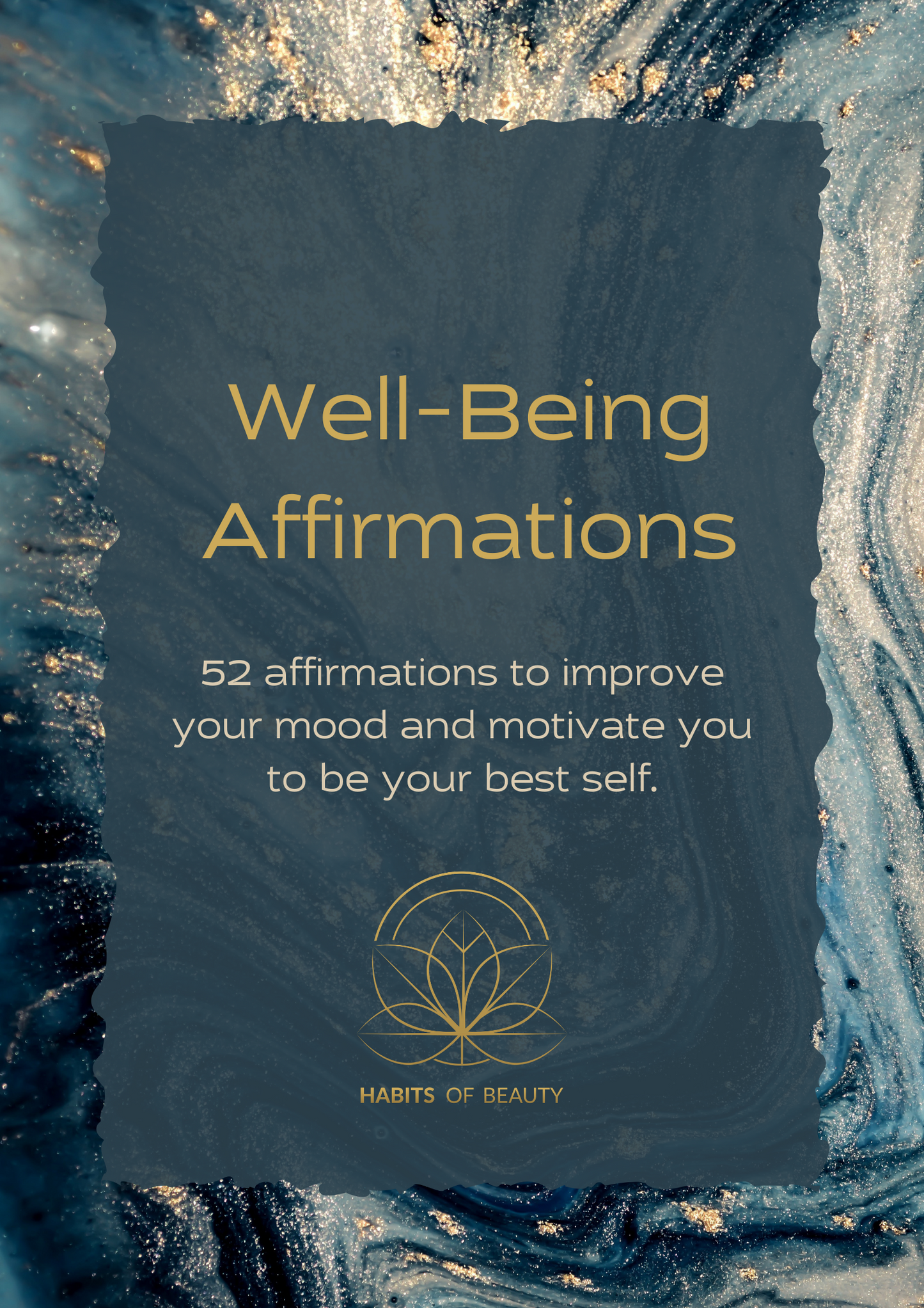 Well-Being Affirmation Cards (Digital Download)